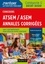 Concours ASTEM/ASEM Catégorie C, externe, interne, 3e voie. Annales corrigées  Edition 2019-2020