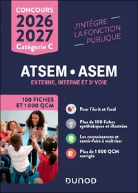 Concours ATSEM/ASEM - 100 Fiches et 1 000 QCM - 2026-2027