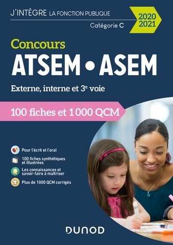 Corinne Pelletier - Concours ATSEM-ASEM 2020/2021 - 100 Fiches et 1 000 QCM - 100 Fiches et 1 000 QCM.