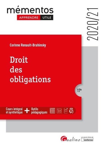 Droit des obligations  Edition 2020-2021