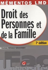 Corinne Renault-Brahinsky - Droit des Personnes et de la Famille.