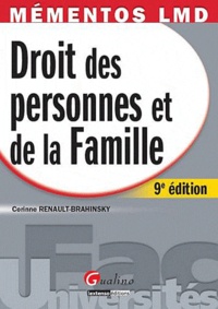 Corinne Renault-Brahinsky - Droit des personnes et de la Famille.