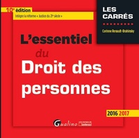 Corinne Renault-Brahinsky - L'essentiel du droit des personnes.