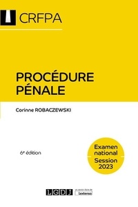 Corinne Robaczewski - Procédure pénale.