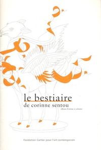 Corinne Sentou - Le bestiaire - Album d'artiste à colorier.