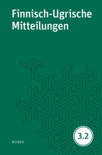 Finnisch-Ugrische Mitteilungen Band 3.2