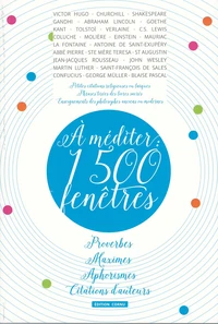 A méditer : 1500 fenêtres