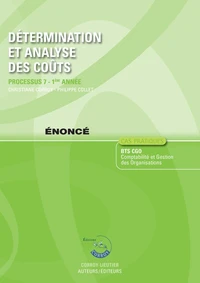 Détermination et analyse des coûts Processus 7 du BTS CGO