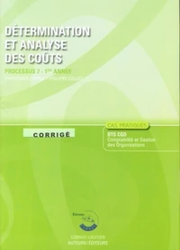 Détermination et analyse des coûts. Corrigé - Pochette