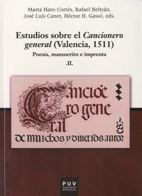 Estudios sobre el Cancionero general (Valencia, 1511)