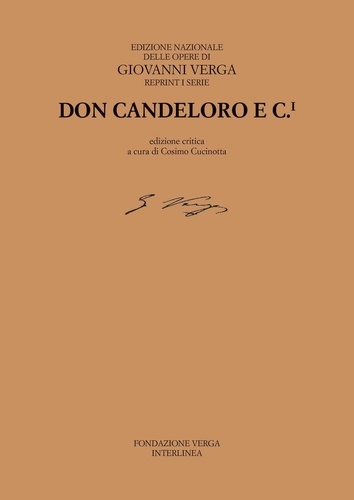 Cosimo Cucinotta et Giovanni Verga - Don Candeloro e C.i.