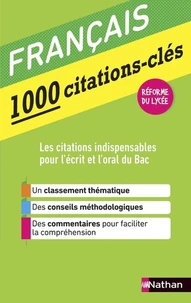 Français, 1000 citations-clés