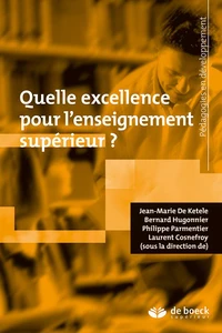 Quelle excellence pour l'enseignement supérieur ?