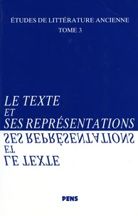 Le texte et ses représentations