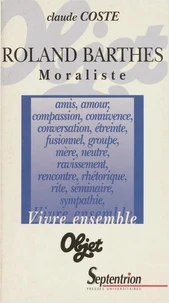 Roland Barthes moraliste