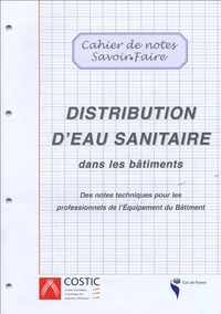 Distribution d'eau sanitaire dans les bâtiments