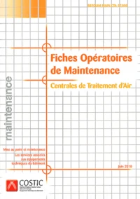 Fiches opératoires de maintenance