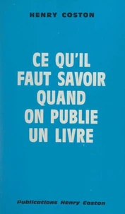 Ce qu'il faut savoir quand on publie un livre