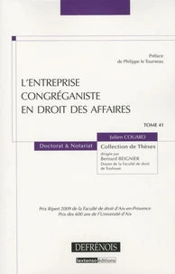 L'entreprise congréganiste en droit des affaires