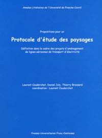 Propositions pour un protocole d'étude des paysages