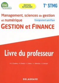 Gestion et finance Tle STMG Management, sciences de gestion et numérique