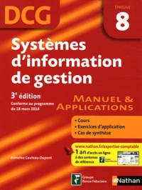 Systèmes d'information de gestion DCG Epreuve 8