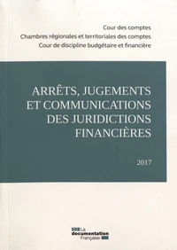 Arrêts, jugements et communications des juridictions financières