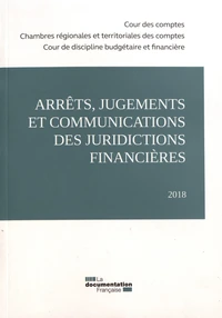 Arrêts, jugements et communications des juridictions financières