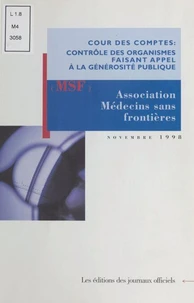 Contrôle des organismes faisant appel à la générosité publique