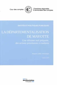 La départementalisation de Mayotte : novembre 2015