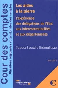 Les aides à la pierre