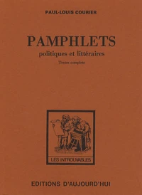 Pamphlets politiques et littéraires