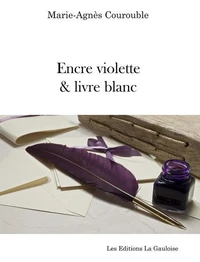 Encre violette & livre blanc
