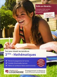 Tout pour réussir sa rentrée en Mathématiques 3e