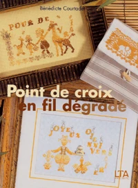 Point de croix en fil dégradé