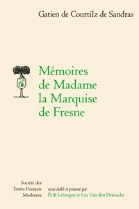 Mémoires de madame la Marquise de Fresne