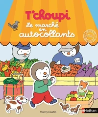 Le marché en autocollants