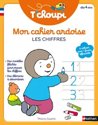 Mon cahier ardoise chiffres T'choupi