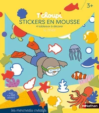 T'choupi stickers en mousse La mer