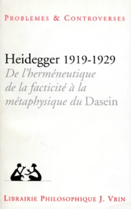 HEIDDEGER 1919-1929.