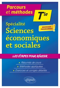 Sciences économiques et sociales Tle