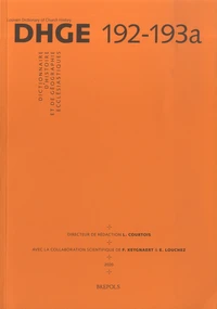 Dictionnaire d’Histoire et de Géographie Ecclésiastiques