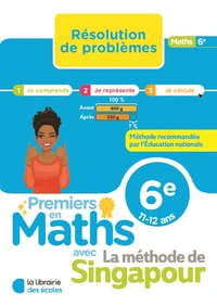 Premiers en maths - Méthode de Singapour -  Résolution de problèmes 6e (2026)