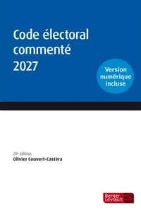 Code électoral commenté 2027 (20e édition)