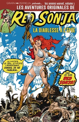 Couverture : Les aventures originales de Red Sonja, tome 1