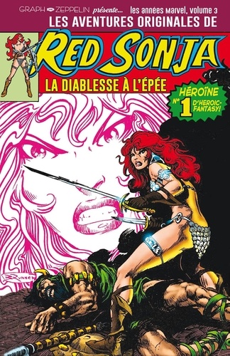 Couverture : Les aventures originales de Red Sonja, tome 3