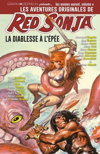 Couverture : Les aventures originales de Red Sonja, tome 4