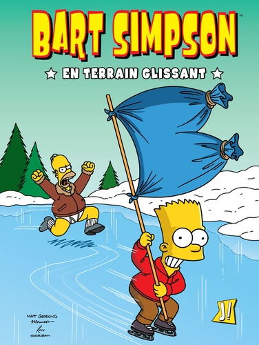 Couverture : Bart Simpson, tome 2 : En terrain glissant