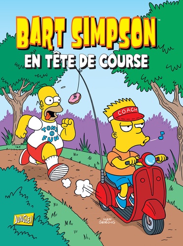 Couverture : Bart Simpson, tome 14 : En tête de course