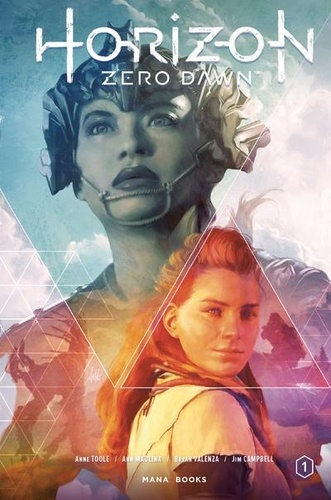 Couverture : Horizon zero dawn, tome 1 : Le faucon-soleil